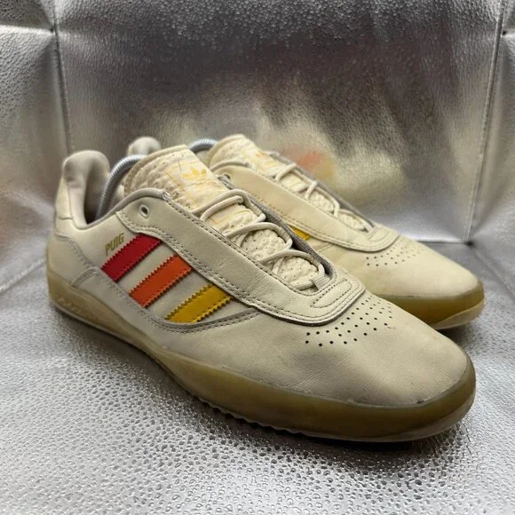 adidas gazelle silver green womens Adidas Puig Aluminum/Aluminum Gum – 561 Skate main image 0